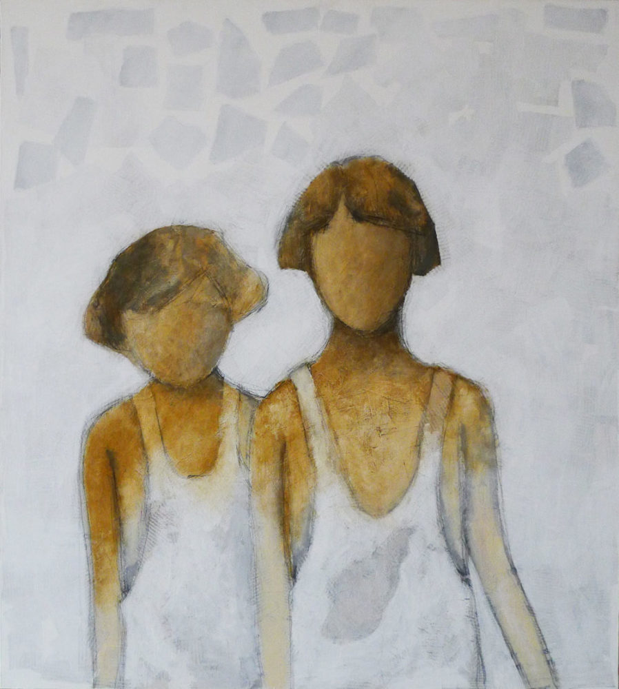 The step sister • Mixed media on canvas • 70x80 cm