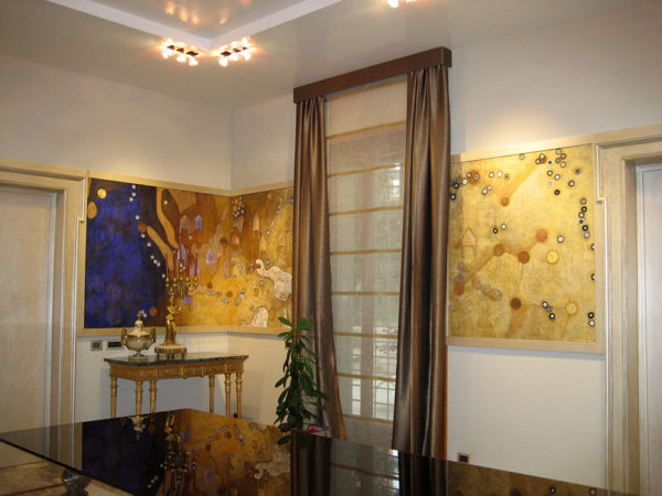 24 hours • Private art commission, 2008 • Mixed on canvas • Rome, Italy